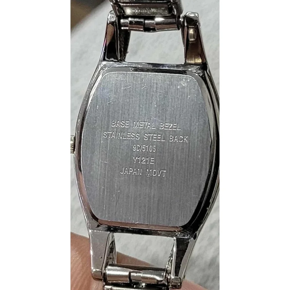 Nine & Company Women's Silver Tone Watch White Dial NOS Vintage Speidel‎ Band